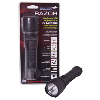 Brightstar BR-60100 Atex Exproof El Feneri Razor Ledli / Pilli 