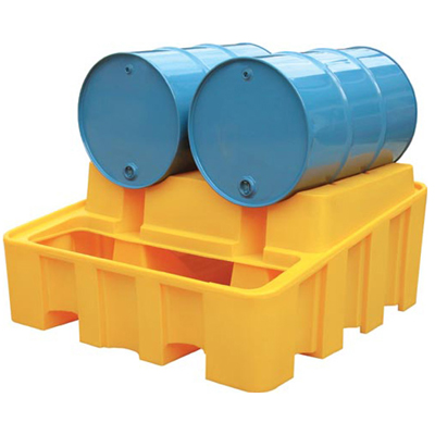 SJ-200-003 İstiflenebilir Varil Rafı Tabanı Sarı