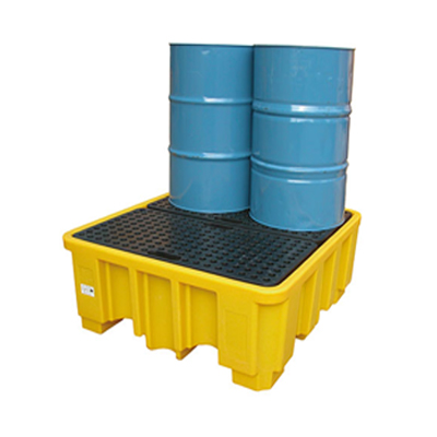 SJ-100-011 Spill Palllets Dört Varillik Sarı Döküntü Toplama Paleti 