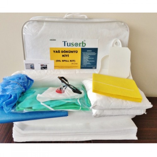 Yağ Emici Döküntü Kiti 20LT & Oil Spill Kit 20LT