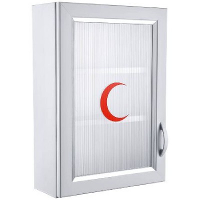 Ecza Dolabı Pvc Plastik | Tek Kapılı Plastik Camlı Duvar Tipi