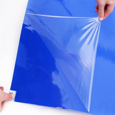 Yapışkan Yaprak Hijyen Paspas Mavi Renk Ebat 45CMX115CM Yapışkan Yaprak Hijyen Paspas Mavi Renk Ebat 45CMX115CM