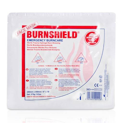 BURNSHİELD Steril Yüz Maskesi Yanık Sargısı 200mm X 450mm & Burnshield Face Mask Dressing 200mm x450mm (8″x18″)
