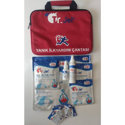 TR-JEL Yanık Pansuman Seti Küçük EKSTRA Set-1 Jelli (Minumum Satış 1 Adet)