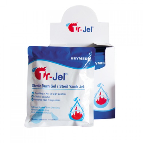 TR-JEL Steril Jelli Yanık Pansuman Örtüsü 20CM X 20CM  (Minumum Satış 6 Adet)
