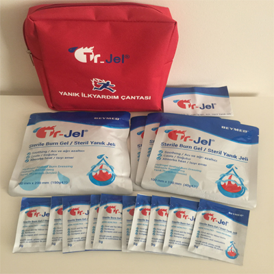 TR-JEL Mini EKSTRA Set Jelli Yanık Pansuman Seti (Minumum Satış 1 Adet)