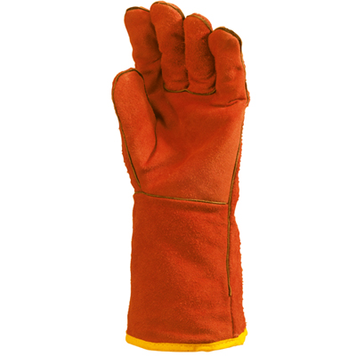 EUROTECHNİQUE 2631 Deri Kaynakçı Eldiveni Kırmızı 