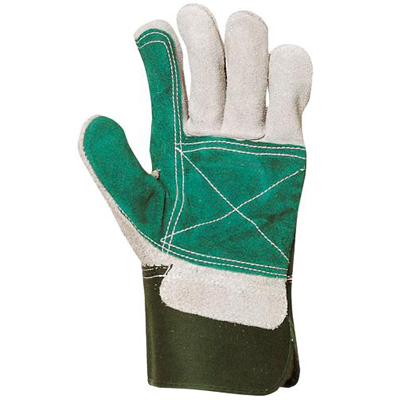 EUROTECHNİQUE 154 Deri Takviyeli Çift Renkli Eldiven 