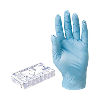 EUROTECHNIQUE 5920 Muayene Eldiveni Mavi Nitril