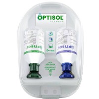 OPTİSOL Göz Duşu Duvar Panosu Kimyasal + Toz 2X500ML.