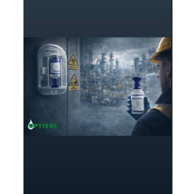 OPTİSOL Göz Yıkama Duşu Duvar Panosu İkili Set 500ML.Steril Sodium Cloride 0,9%