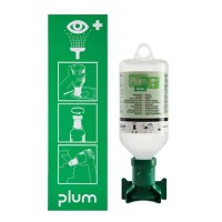 PLUM 4611 Göz Duşu Duvar Panosu Tekli 1X500ML. Sterile Sodium Cloride 0,9%