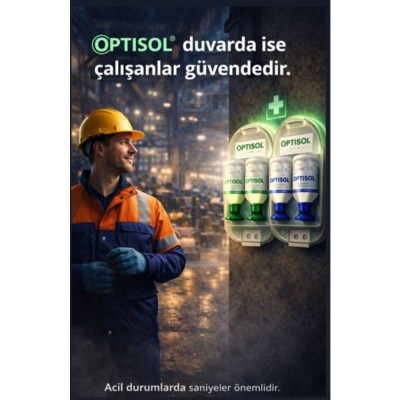 OPTİSOL Ph Kimyasal Göz Duşu Solüsyonu.500ML Steril Fosfat 4.9%