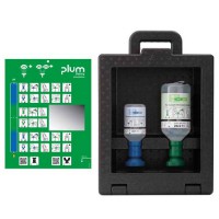 Plum 4921 Göz Duşu Duvar İstasyonu Kapaklı. Kimyasal- + Toz 1X200ML+1X500ML.
