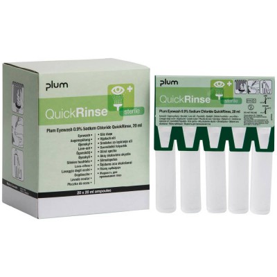 Plum 5160 Yedek Göz Yıkama Solüsyonu 5X20ML Kartuş Steril Sodyum Clorür %0.9