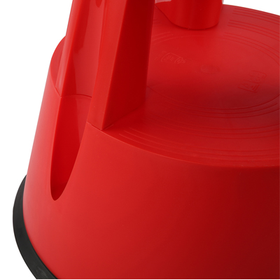 Tekerlekli Plastik Tabure Kaymaz Çift Katlı Kırmızı Renk Tekerlekli Plastik Tabure Kaymaz Çift Katlı Kırmızı Renk