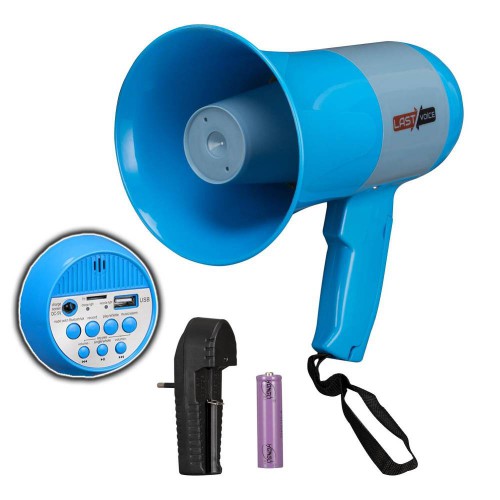 Lastvoice 50 Watt Megafon Sirenli Usb'li Şarjlı (MGF-50) Lastvoice 50 Watt Megafon Sirenli Usb'li Şarjlı (MGF-50)