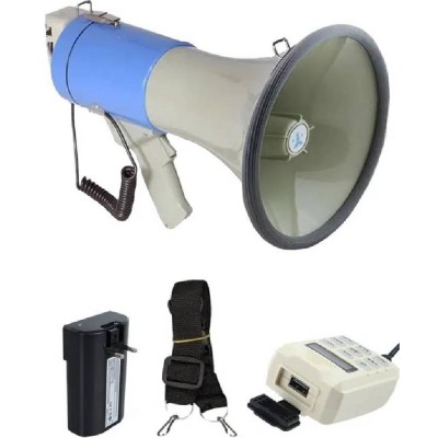 Lastvoice MGF-250USB-BT Mayklı Askılı Şarjlı Bluetooth El Megafonu 250W 
