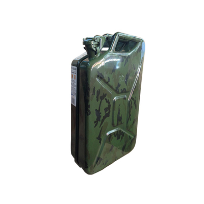 20lt Metal Akaryakıt Benzin Bidonu Kamuflaj Orman Yeşili