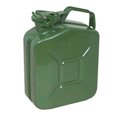 Metal Akaryakıt Benzin Bidonu Renk Yeşil 5LT.  