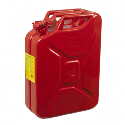 Metal Akaryakıt Benzin Bidonu Kırmızı 20LT.