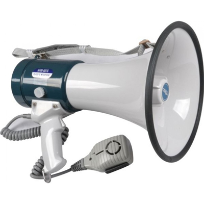 CAROL AHM 667 S Megafon El Tipi Sirenli 25 Waat El Mayklı (Pilli)