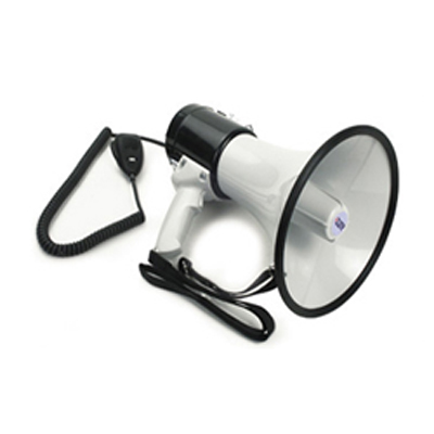 EMS Megafon El Tipi 32 Waat Sirenli El Mayklı + Şarjlı (Pilli)