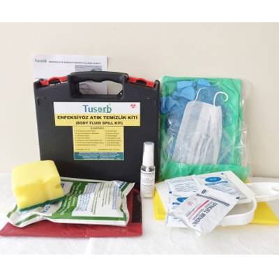 Enfeksiyöz Acil Durum Atık Temizlik Kiti (Body fluid clean-up kit)