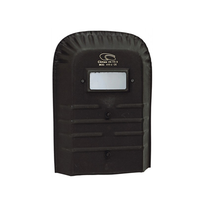 Kaynakçı El Maskesi 418 UE (Mandallı Şeffaf ve 12 A DIN Beraber) Vulkanize Fiber