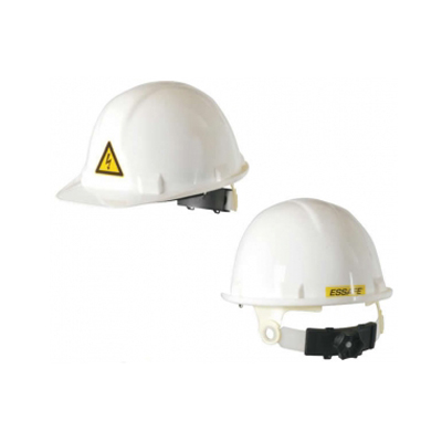 Essafe Baş Koruyucu Baret Vidalı Elektrikçi 30000V (Hava Delikli + Kulaklık Takılır) GE-1534V