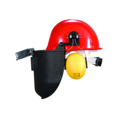 Essafe Vidalı Baret + Kulaklık + Slotlu Kaynak Maskesi GE 1280-5