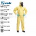Tychem® C Dupont Kimyasal Koruyucu Tulum Renk Sarı Cat III Type 3/4/5/6