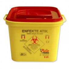 Tıbbi Enfekte Atık Kovası (3.0lt)