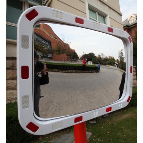 60*80cm Reflektörlü Dikdörtgen Akrilik Ayna 