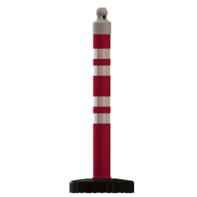 UT 6001 Dubalı Uyarı Dikmesi Ø110*1200MM Mıcır Tabanlı 