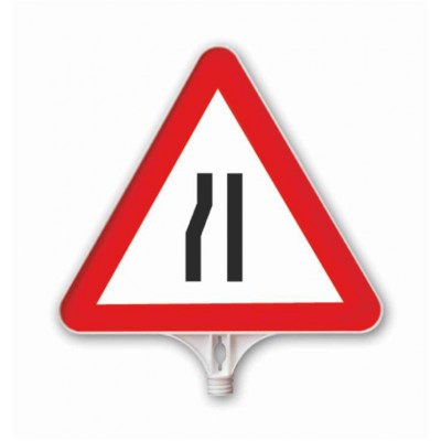 UT 2803 Soldan Daralan Yol Levhası 380mm