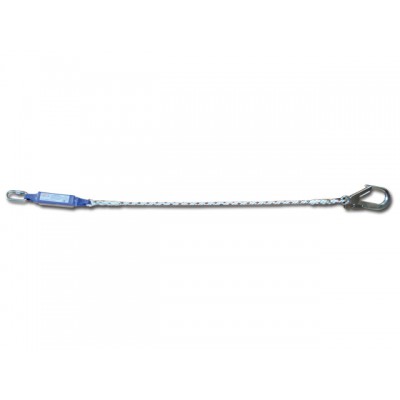 Şok Emicili ve Alüminyum Kanca Karabinalı Uzatma Halatı "63mm"