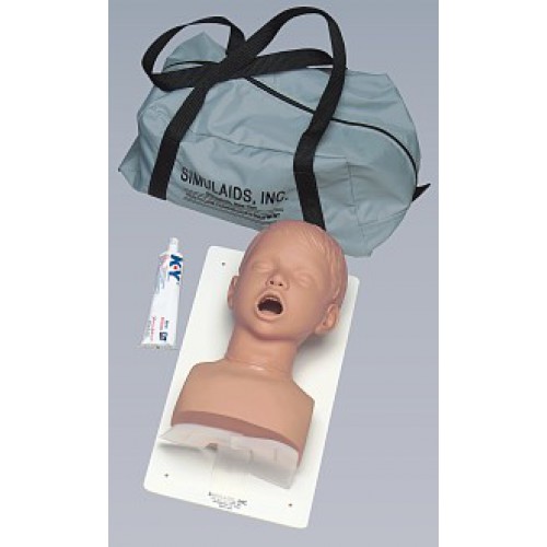 Çocuk Entübasyon Eğitim Maketi 3 Yaş CPR "Simulaids" 
