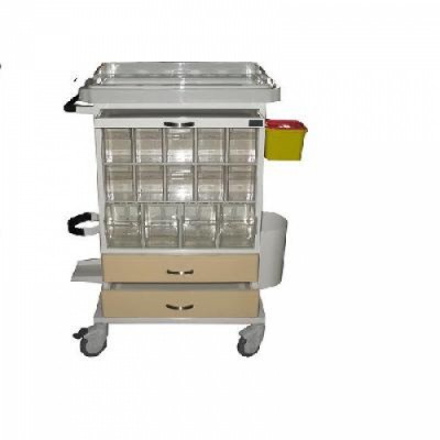 Şişelikli Acil İlaç-Tedavi Arabası